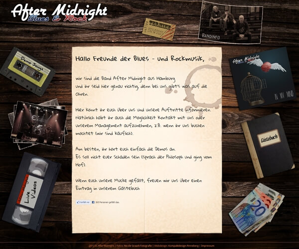 Homepage der Rockband After Midnight Homepage der Rockband After Midnight