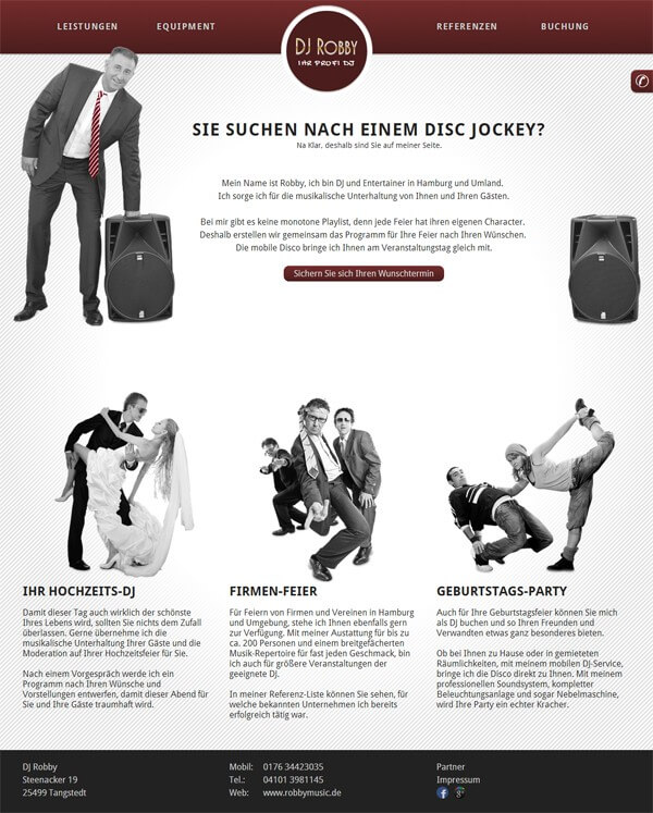 Homepage von DJ Robby Tangstedt Homepage von DJ Robby Tangstedt