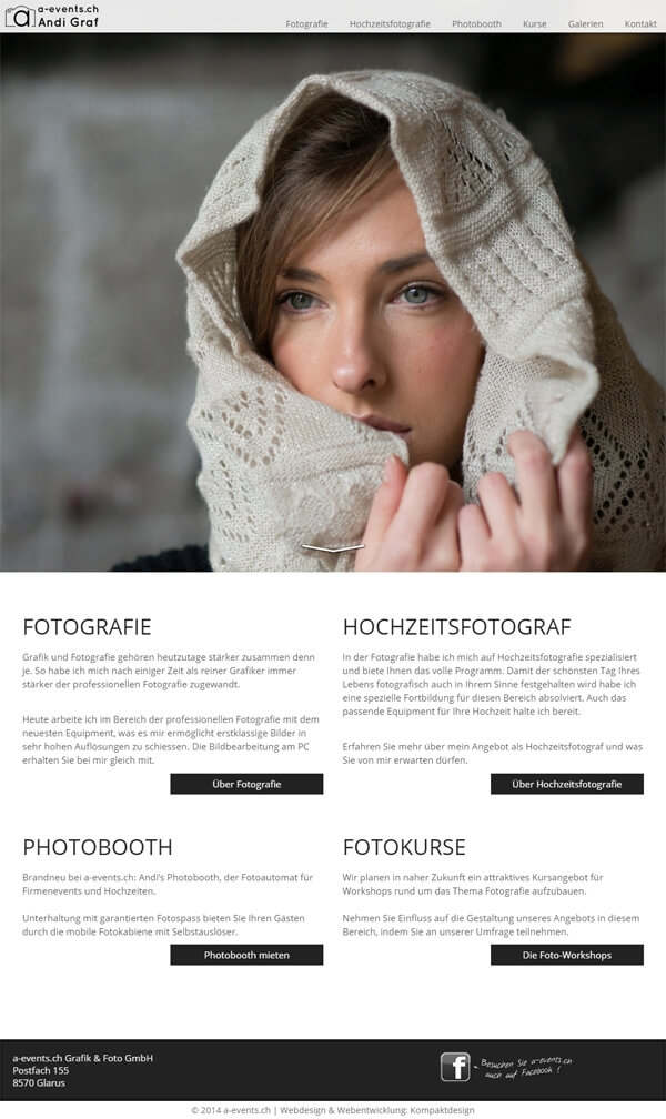 Fotograf - Responsive Webdesign Fotograf - Responsive Webdesign