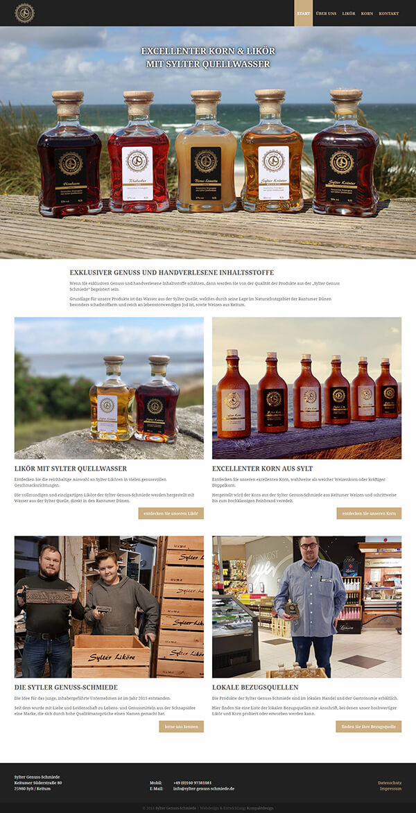 Homepage der Sylter Genuss-Schmiede Homepage der Sylter Genuss-Schmiede