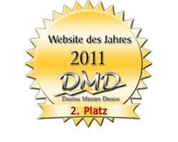 Medaille für die Website des Jahres 2011