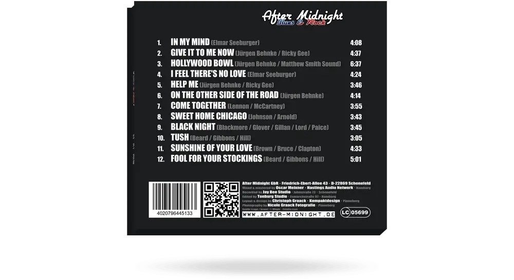Rückseite des CD-Case 