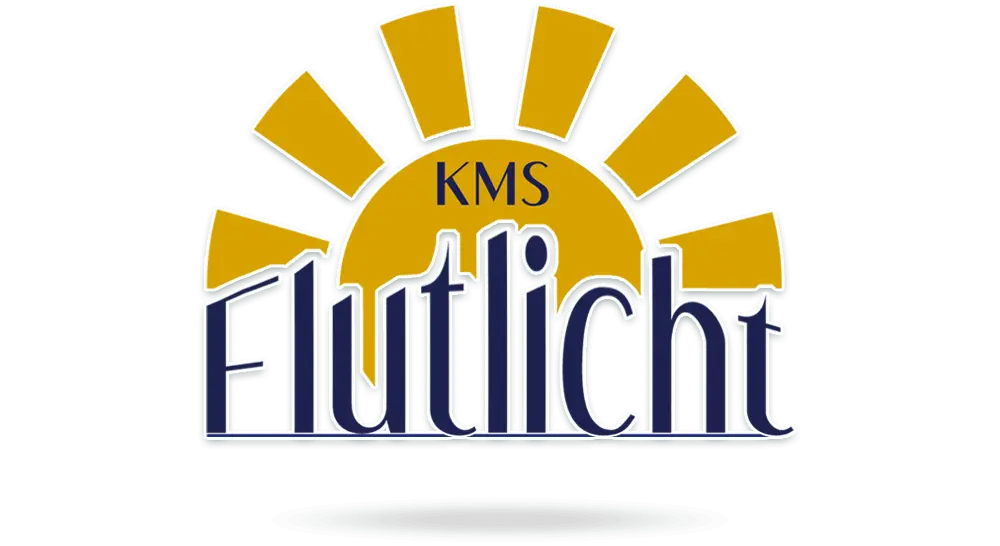 Logo eines Leuchtenhandels, bestehend aus dem blauen Schriftzug 