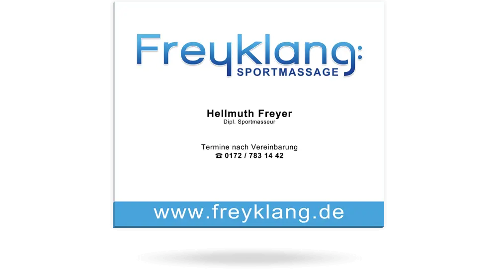 Firmenschild mit der Aufschrift 