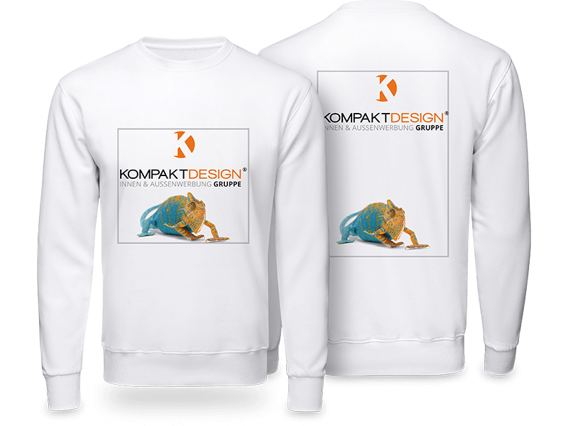 Basic Herren-Sweatshirt FotL, beidseitig bedruckt