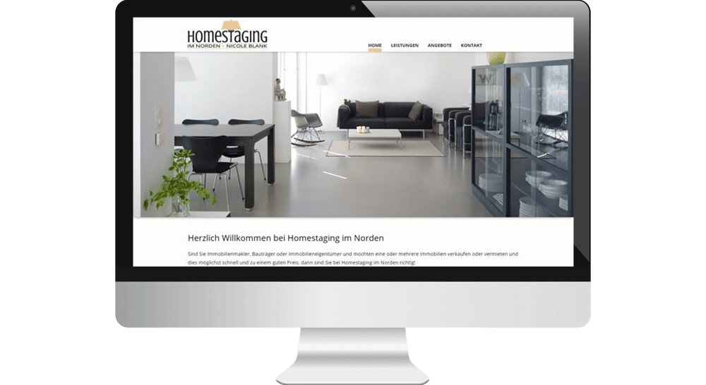 Responsive Webdesign - Home Staging Unternehmen aus Pinneberg